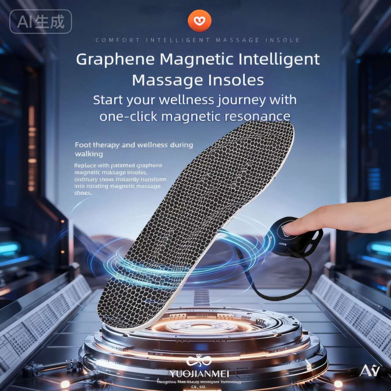 ROTARY MAGNETIC MASSAGE INSOLE($89.90 after discount.)